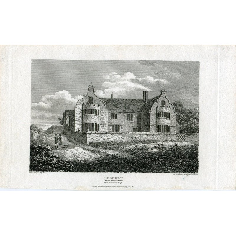 Rushden Northamptonshire gezeichnet und graviert von J. Storer
