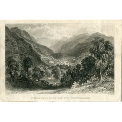 Rydal Hall from Fox How, Westmorland, engraved by A. Le Petit