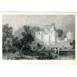 Brougham Castle Westmorland engraved by S. Lacey from a drawing by T. Allom