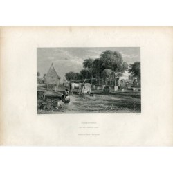 Kirkoswald inciso da W. Richardson da un disegno di DO Hill