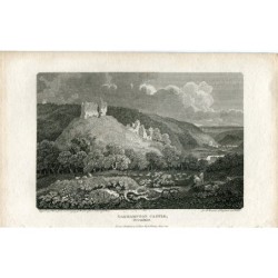 Oakhampton Castle engraved by A. Birrell from a painting by G. Arnald