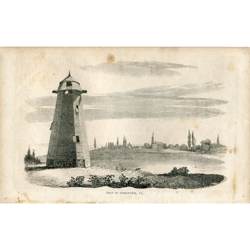 1848. Mulino a vento di Yorktown, Virginia, Stati Uniti - Robert Sears (americano)