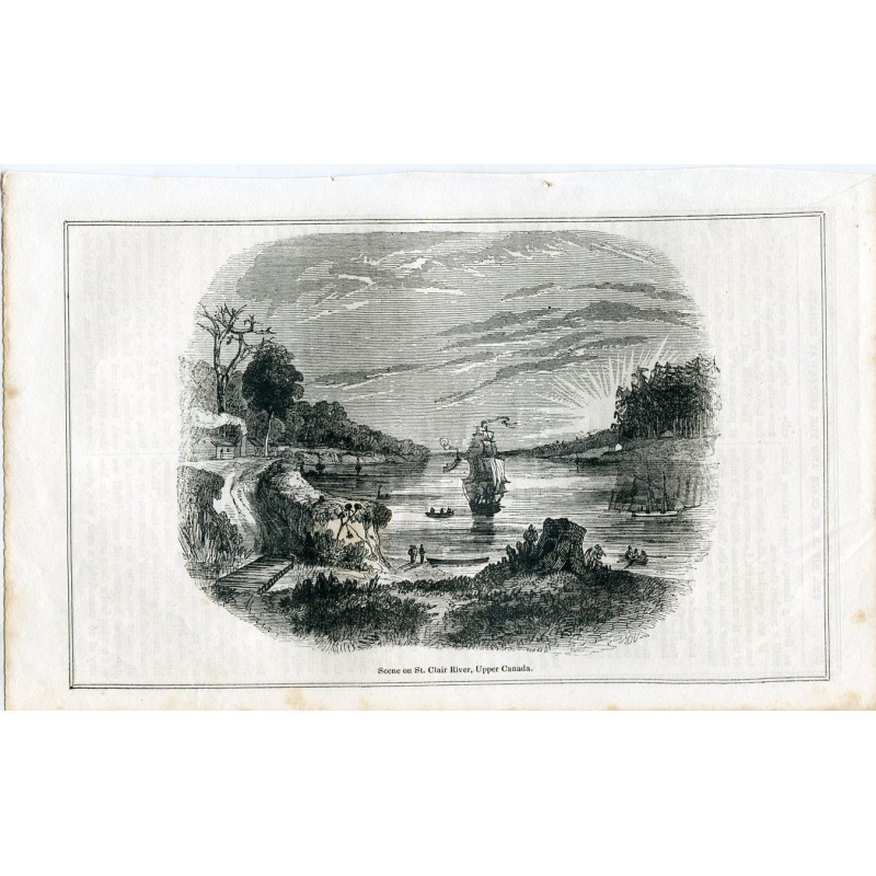1837. St. Clair River (Kanada)