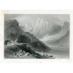 Gravure de E. Brandard d'après une œuvre de WH Barlett