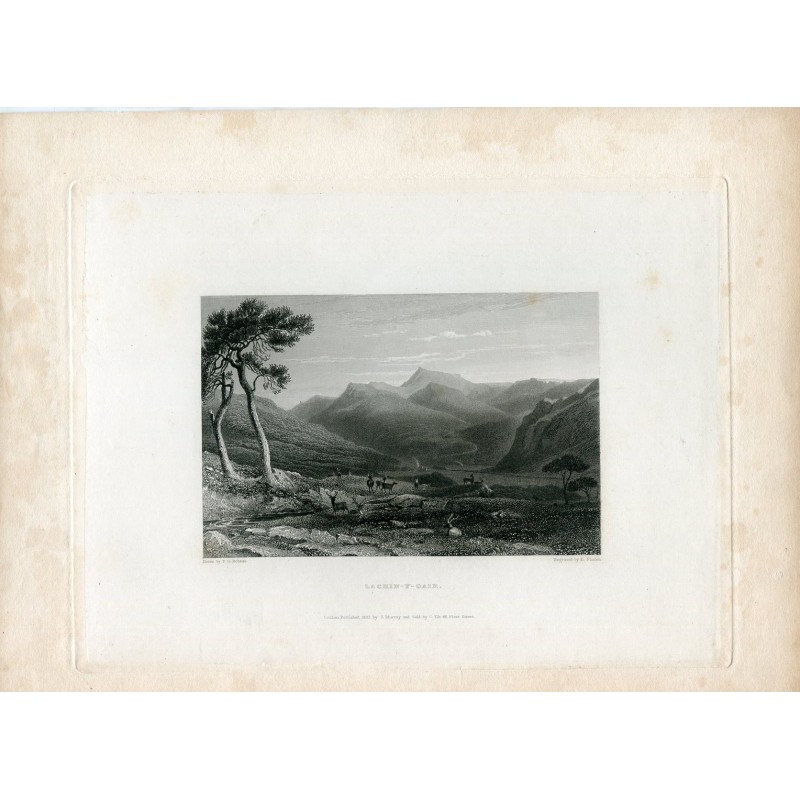 Lachin et Gair gravés par E. Finden d'après une œuvre d'EG Robson