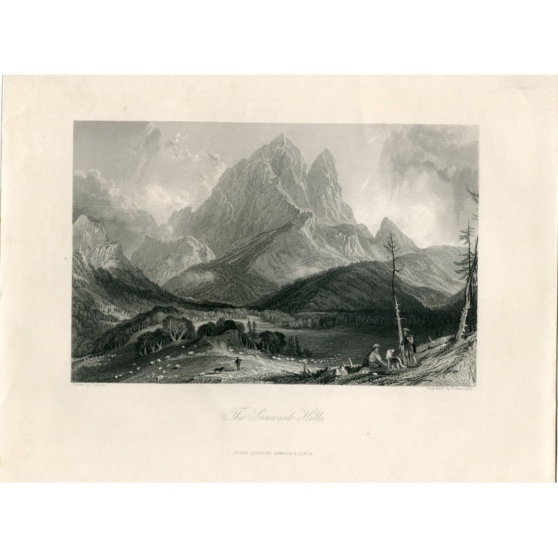 The Sunward Hills, engraved by E. Radcliffe. Drawn by T. Allom.