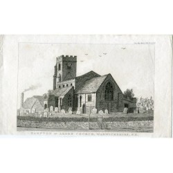 Hampton in Arden Church in Warwickshire SE Engraved by G.Yates 1824