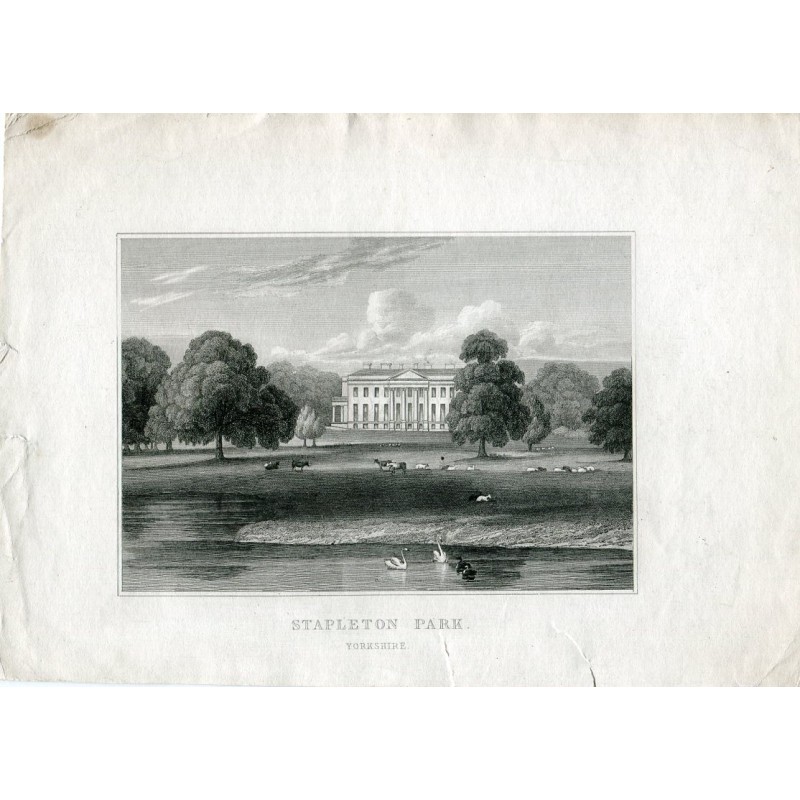 Stapleton Park, gestochen von Percy Heath nach einer Zeichnung von JP Neale