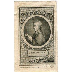 Ritratto di John Dryden, incisione di Sharp del 1778