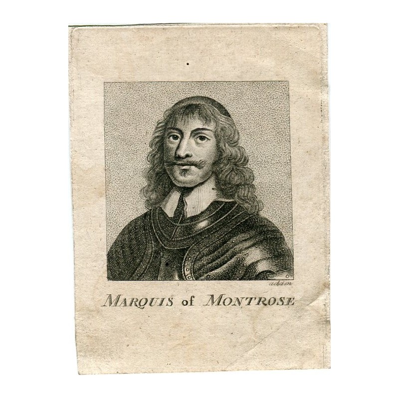 James Graham primer marques de Montrose grabado por J.Adams.