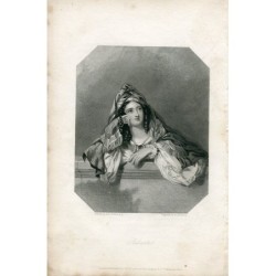 Rebecca gravée par H. Robinson d'après un dessin de AE Chalon RA