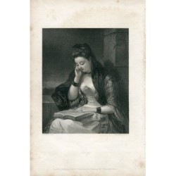 Lucy gravée par H. Robinson en 1834. Dessiné par F. Stone