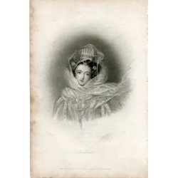 Isidora gravée par H. Robinson d'après un dessin de AE Chalon