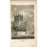 Chapelle du Merton College gravée par J. Storer d'après un dessin de JC Smith