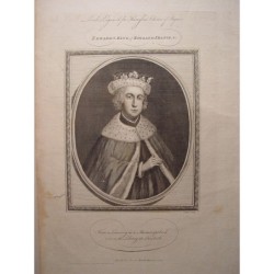 Edoardo V, re d'Inghilterra e Francia. Incisione di John Goldar (Oxford 1729 - Londra 1705).