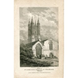 St. Sampson Church at Cricklade, engraved by J.C. Smith from a drawing by T. Hearne