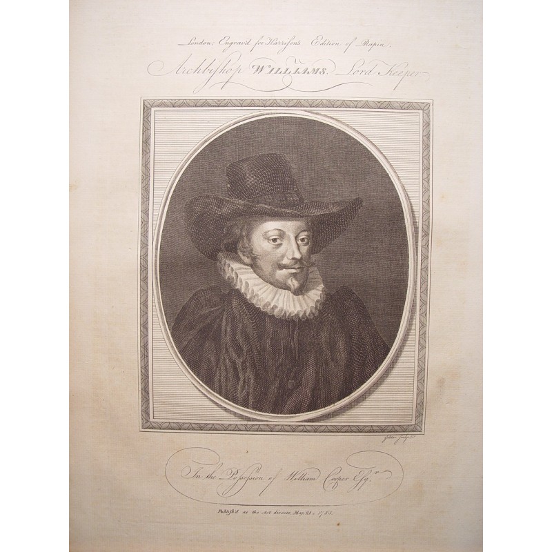 Erzbischof Williams, Lord Keeper (1783)