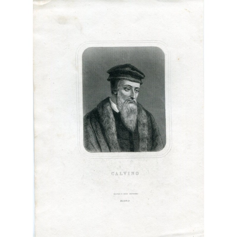 Gravure Calviño publiée par Gaspar y Roig, Madrid