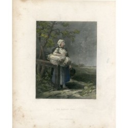 The market girl, after George Morland. C. Marr