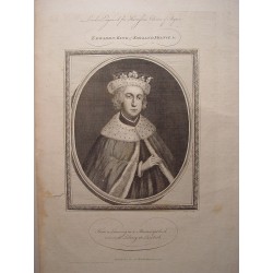 « Edouard V. Roi d'Angleterre France » Gravure de John Goldar (Oxford 1729-Londres,1705).