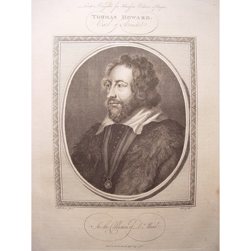 Thomas Howard, Earl of Arundel. Engraving by John Goldar (Oxford, 1729–London, 1795) after the work of Rubens.