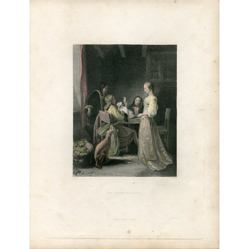 Les Reines de Cœur, d'après Vangool. E. Smith