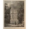 Scipio Tower, Tarragona - Alexandre Laborde - Antique print 1810.