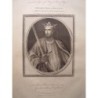 Édouard Ier, roi d'Angleterre, seigneur d'Irlande et duc d'Aquitaine. Gravé par John Goldar (Oxford, 1729 - Londres, 1795).