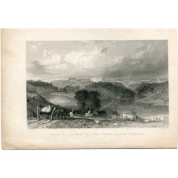 Château de Twysill sur la Tweed, gravé par W. le Petit. Dessiné par T. Allom.