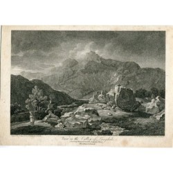 Blick ins Tal von Langdale, gestochen von W. Angus nach einem Werk von G. Arnald