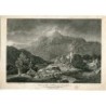 Blick ins Tal von Langdale, gestochen von W. Angus nach einem Werk von G. Arnald