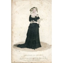 Marquise de Sévigné gravée par Edmund Hargrave