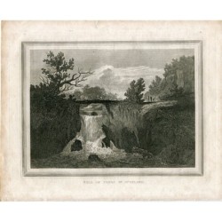 Fall of Fires in Scotland, engraved in 1824 for Universal Geographica