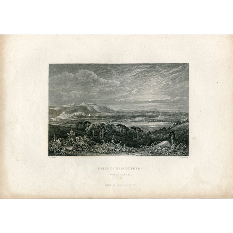 Field of Bannockburn engraved by W. Richardson from a drawing by D.O. Hill