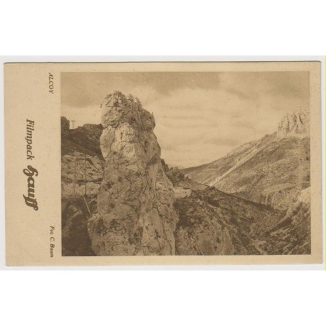 Postal Vista de Alcoy por el fotógrafo C.Baum.