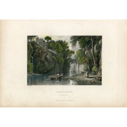 Barskiming sull'Ayr inciso da W. Richardson da un disegno di DO Hill