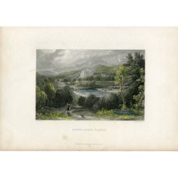 Château de Drumlanrig gravé par W. Richardson d'après un dessin de DO Hill