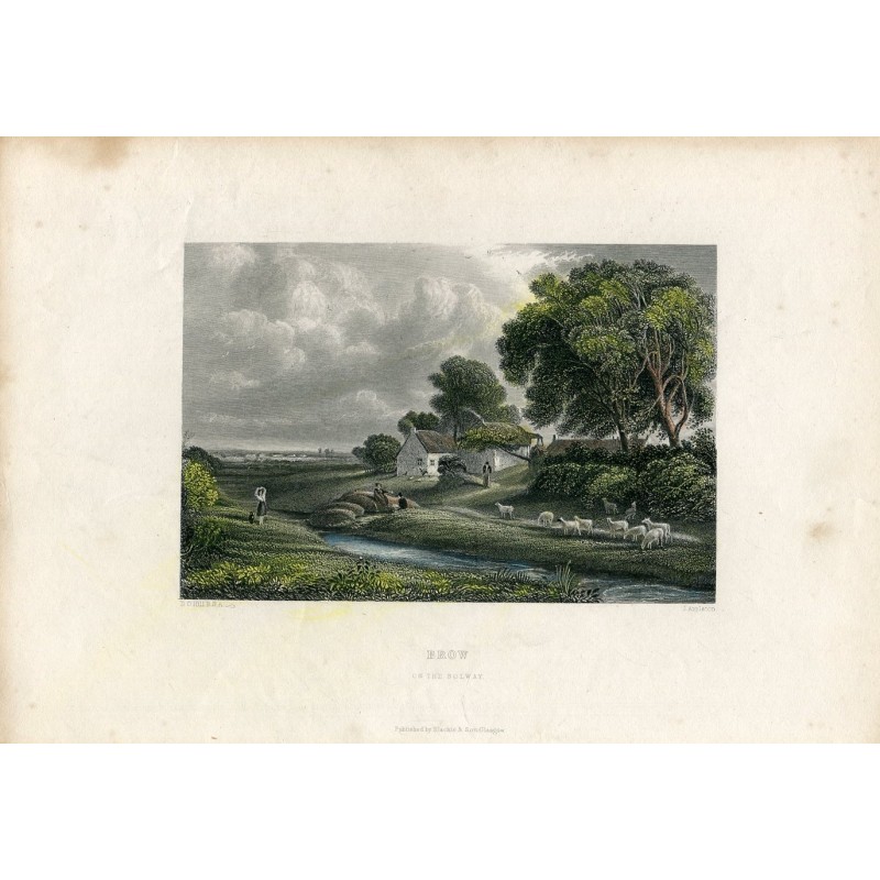 Front sur le Solway gravé par J. Appleton d'après un dessin de DO Hill