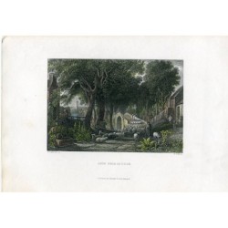 Auld Brig di Doon inciso da W. Forrest da un disegno di DO Hill