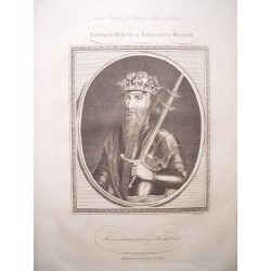 "Edouard III. Roi d'Angleterre et de France» Gravure de John Goldar (Oxford,1729-Londres,1795)