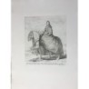 Doña Isabel de Bourbon, reine d'Espagne, épouse de Philippe IV, gravure de Goya