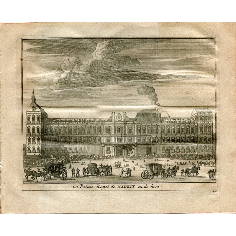 Le Palais Royal de Madrid en quelques heures par Pieter Van der Aa.