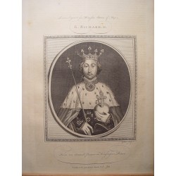 K. Richard II' Grabado por John Goldar (Oxford,1729-Londres,1795).