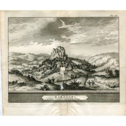 Cadiz. Hardales. Engraving by Alvarez de Colmenar, 1707