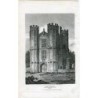 Leeds Priory, engraving made in 1807 by J. Greig from a sketch by S. Prout