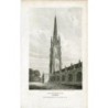 Louth Steeple-Gravur von 1807 von H. Le Keux nach einer Zeichnung von T. Espin