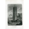Probus Tower, Cornwall, gestochen von W. Hawkins nach einer Zeichnung von J. Britton