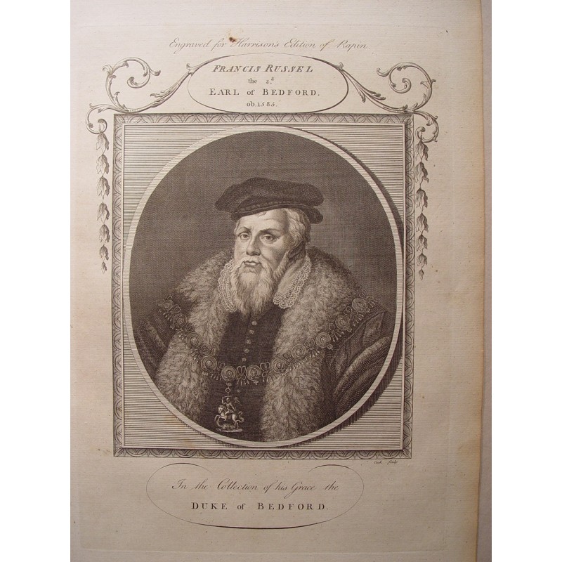 Francis Russell, 2. Earl of Bedford. Kupferstich von Thomas Cook