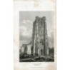 Chiesa di Luton incisa da G. Cooke da uno schizzo di F. Fisher