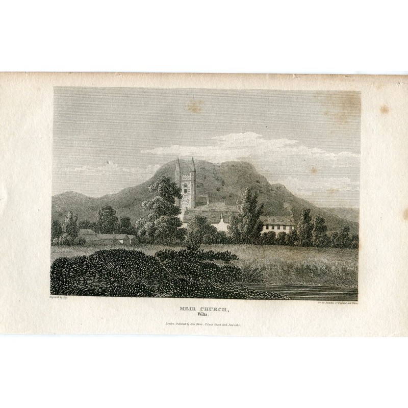 Meir Church, Wilts, gestochen von Hay im Jahr 1812